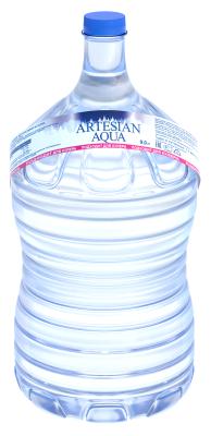 Вода питьевая "AQUA ARTESIAN" 9 л НЕгаз
